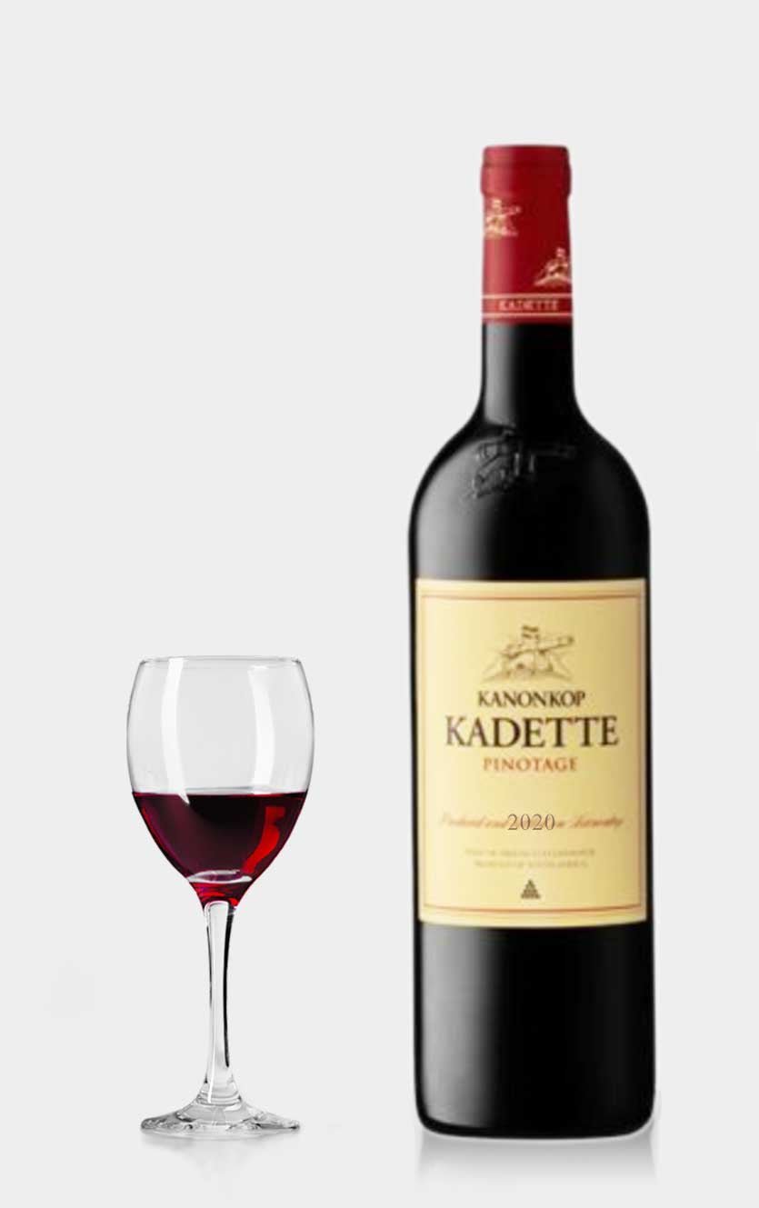 Kanonkop Kadette Pinotage 2021 - Udsøgt Rødvin på Tilbud