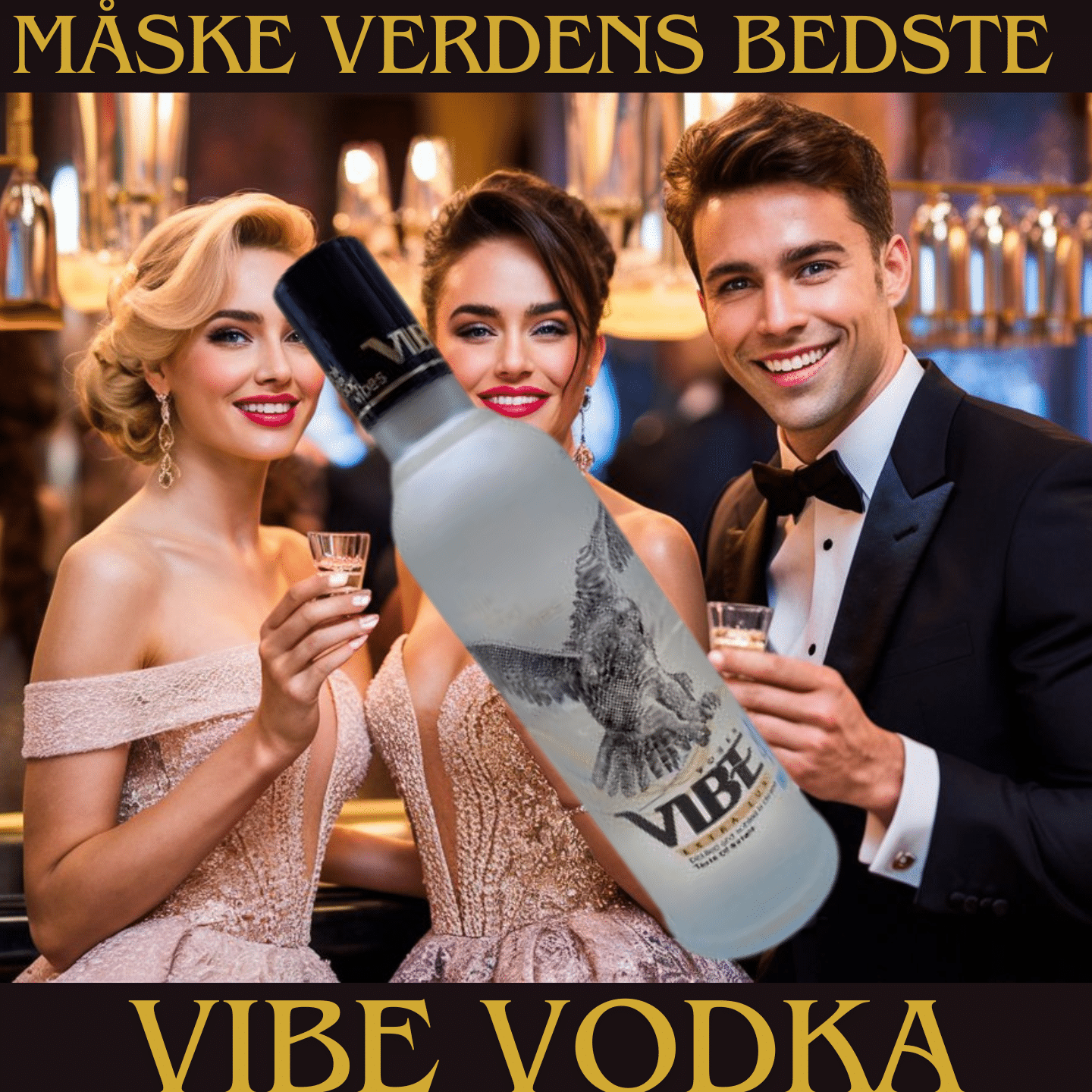 VIBE Vodka 0,50 L - Oplev Verdens Bedste Vodka!