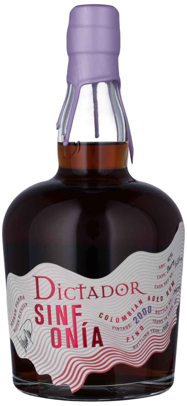 - Dictador Sinfonia Rum 42  Fino Vintage 2000 Dictador
